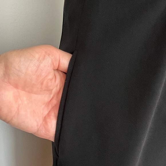 Aritzia Wilfred  | Astere Black Wrap Midi Dress Size XXS - Picture 7 of 10